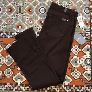 💕7 For All Mankind Chocolate Cigarette Pants💕